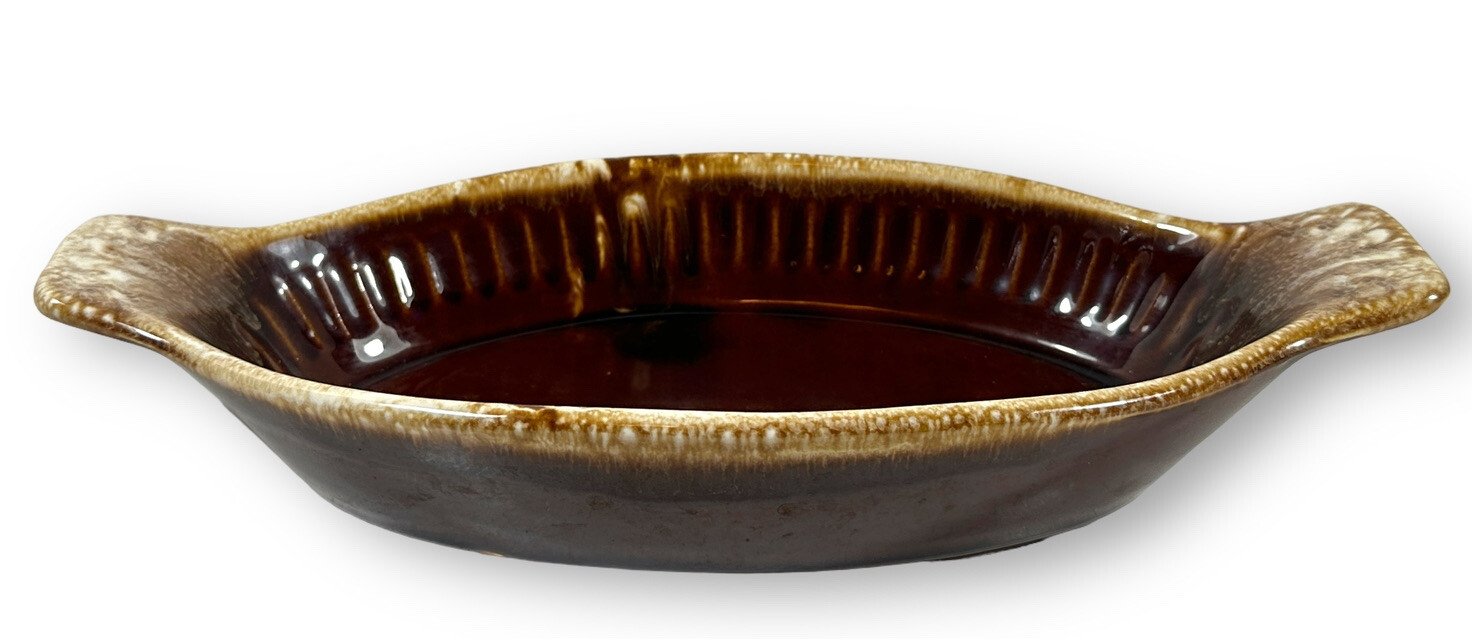 Vintage McCoy Pottery Brown Drip 10 3/4\