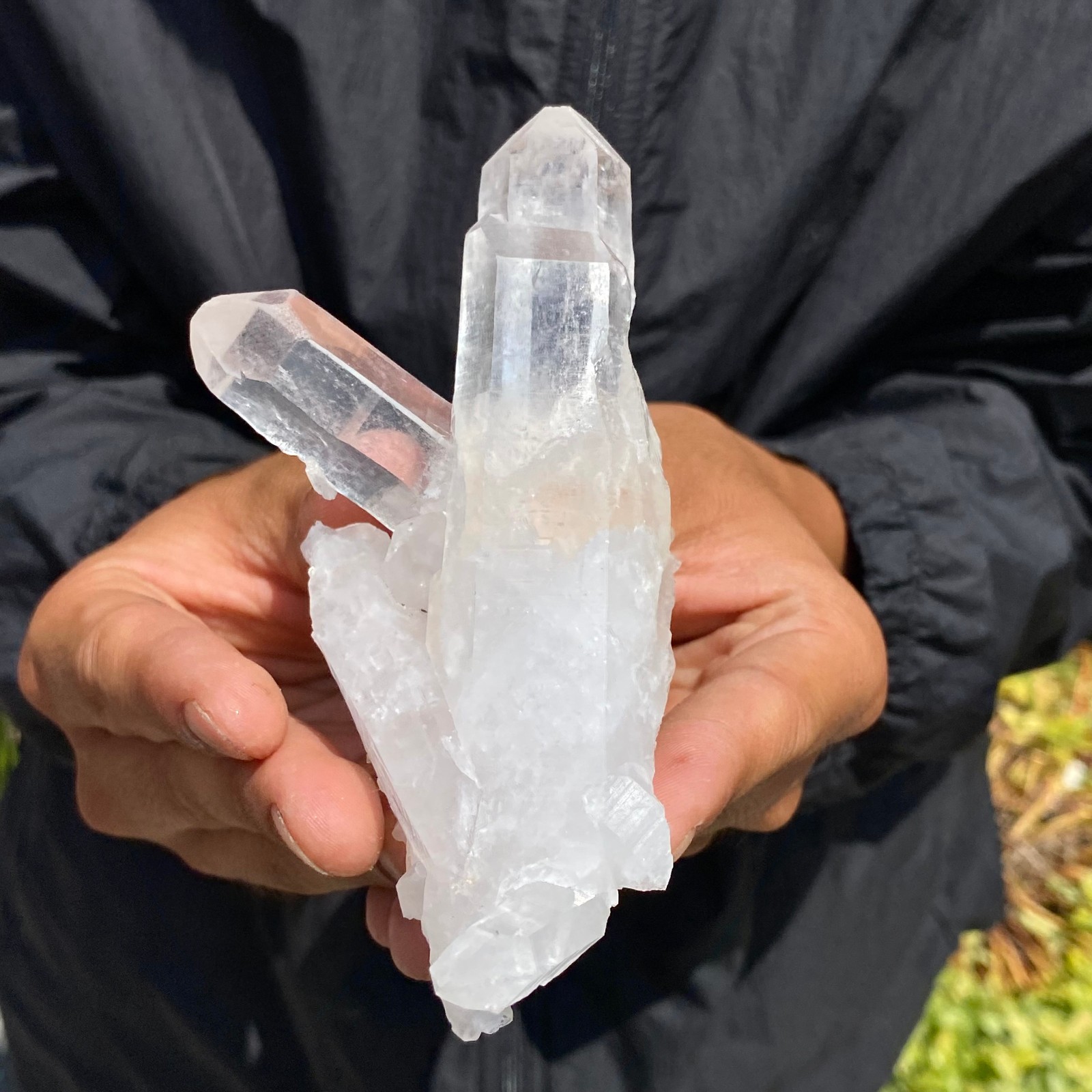 172G Natural white Crystal Himalayan quartz chunk mineralsls Specimen