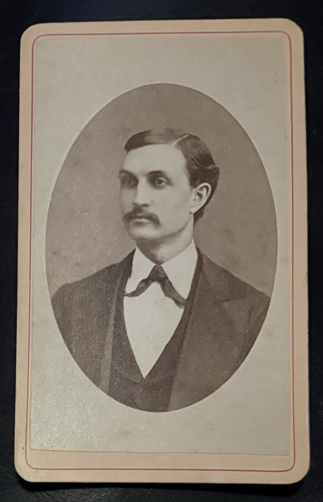 1879 Michigan University Wolverines U Of M Inaugural Football William Hannan Cdv