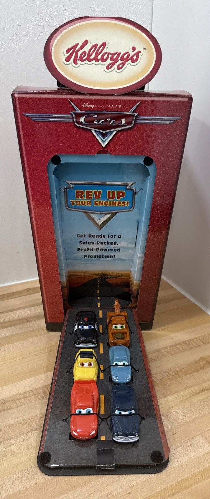 Cars 2006 Kellogg\'s Disney Pixar Car Managers Store Display Promotional READ