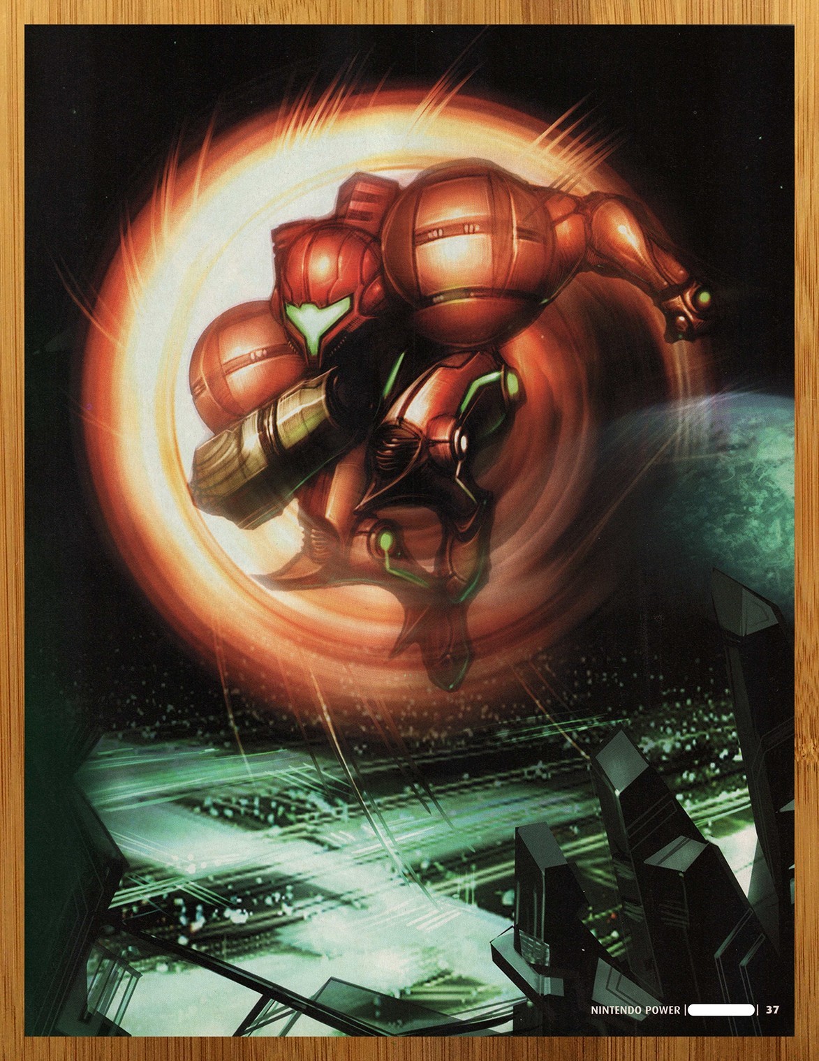 2004 Metroid Prime 2 Echoes Samus Aran Nintendo Vintage Print Ad/Poster Game Art
