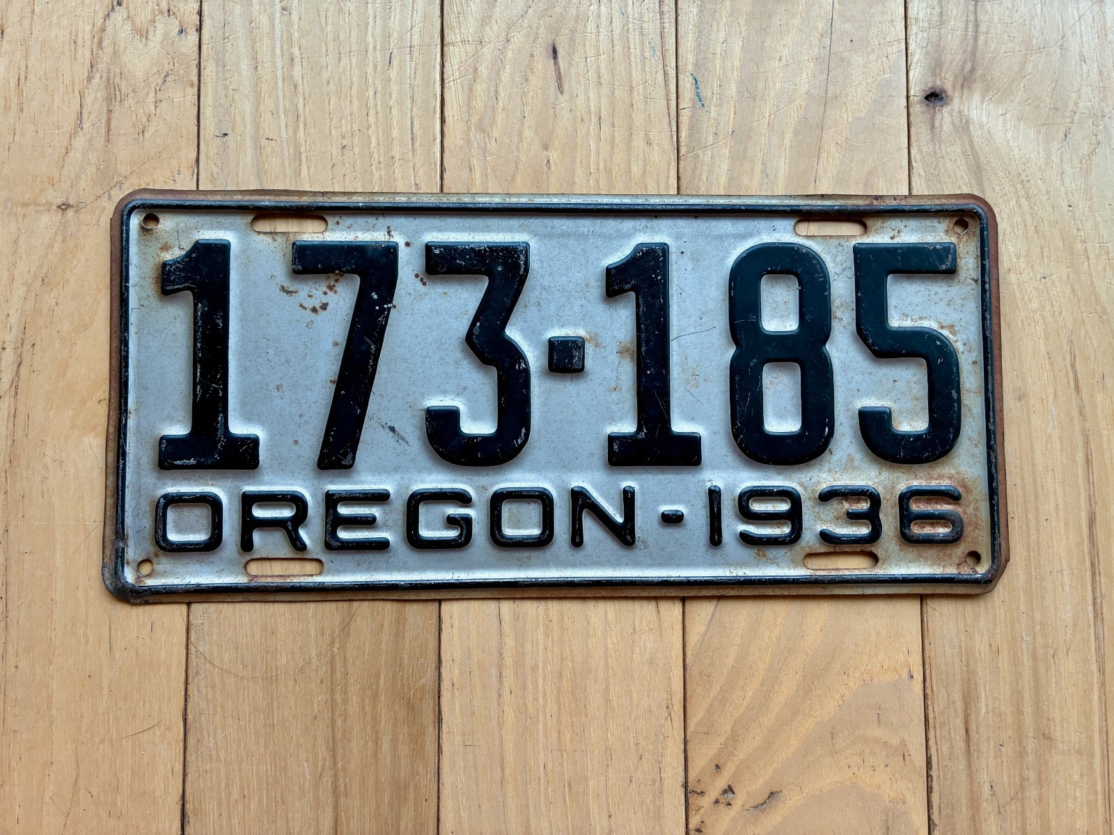 1936 Oregon License Plate 1936 Oregon License Plate