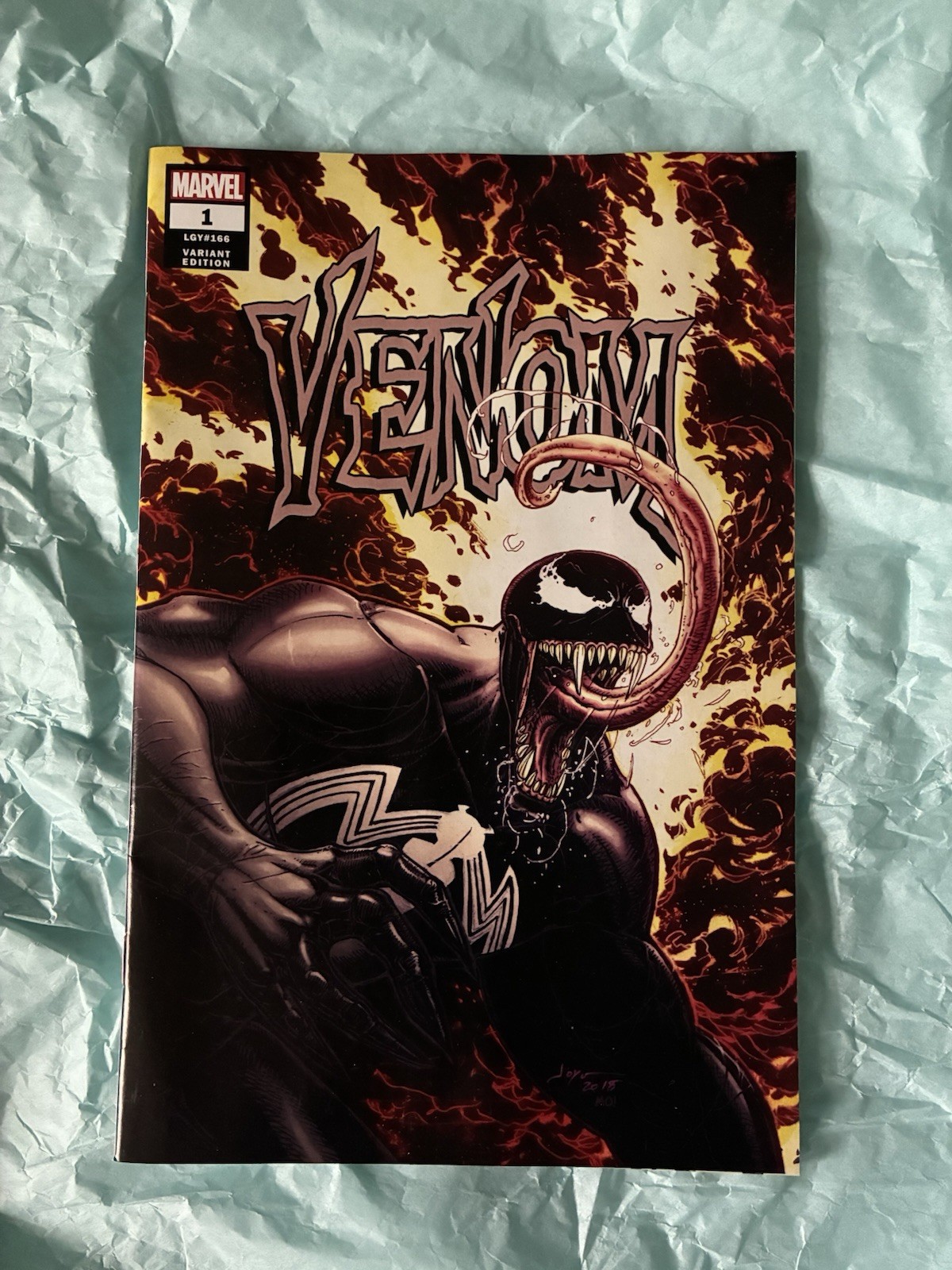 Marvel Venom 1 Joyce Chen Chin Fan Expo Exclusive To Megacon LGY#166 Variant Marvel Venom 1 Joyce Chen Chin Fan Expo Exclusive To Megacon LGY#166 Variant