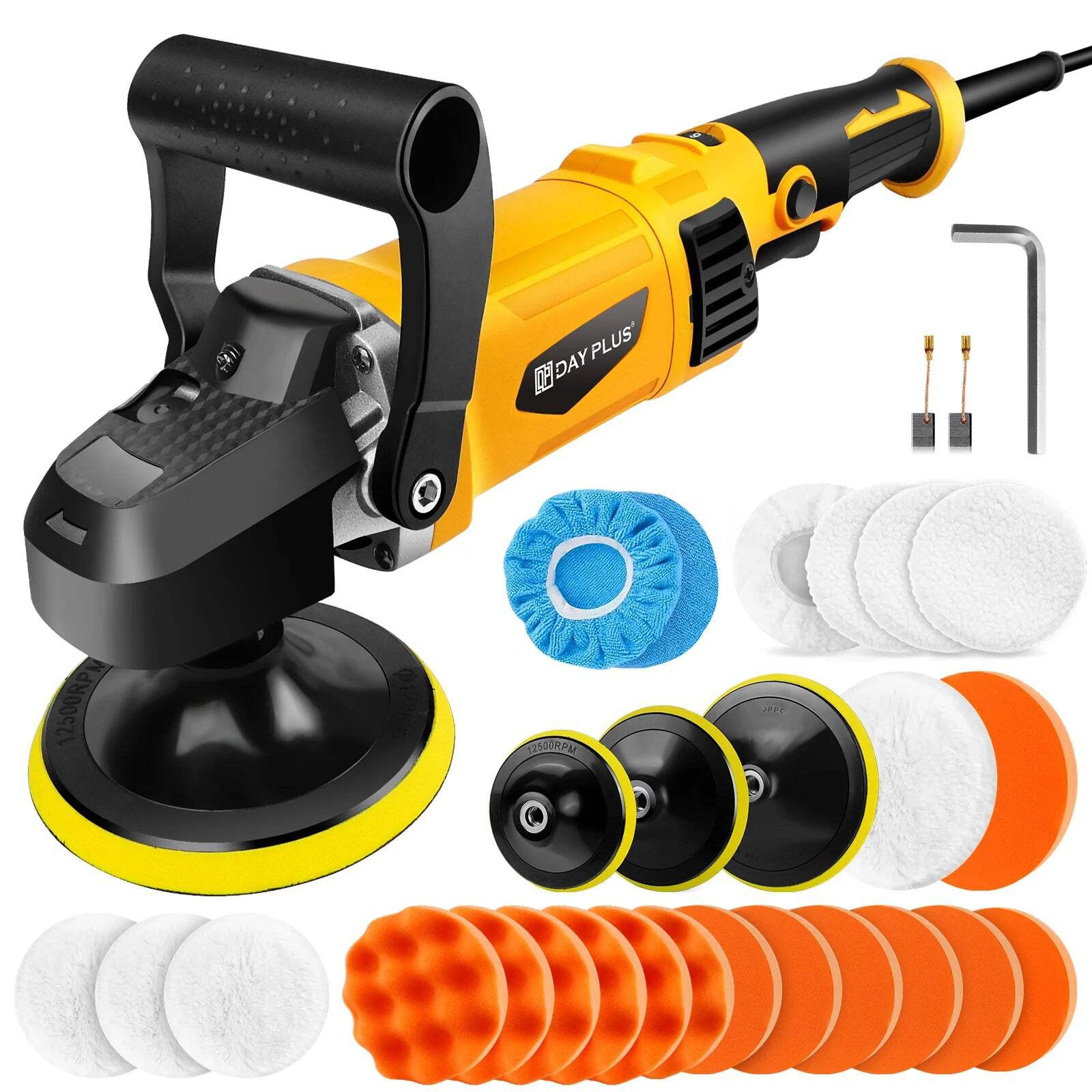 1400W Car Polishers and Buffers, Electric Car Polisher Machine with 6 Variable S