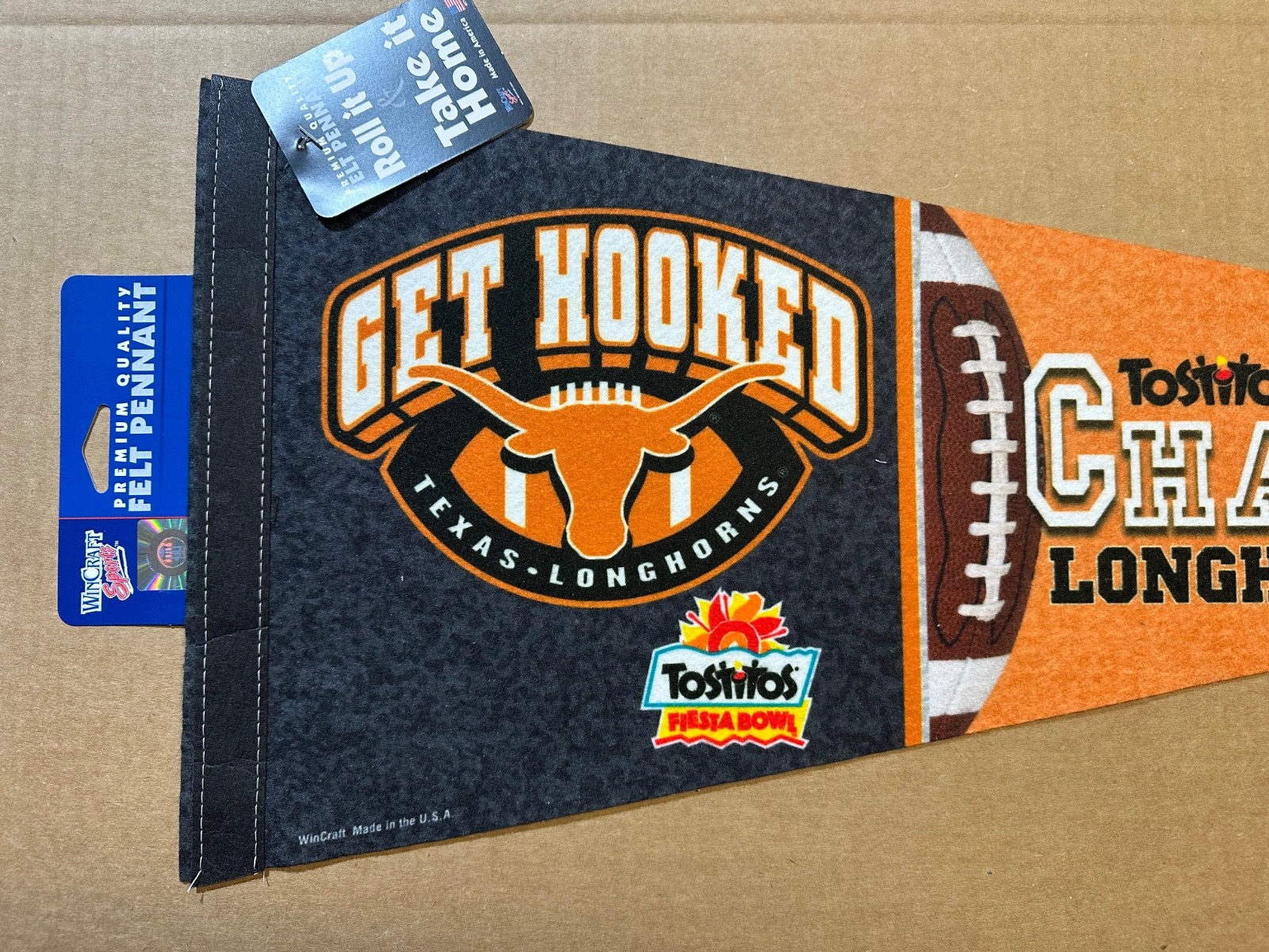 2009 University of Texas Longhorns Fiesta Bowl Football Pennant