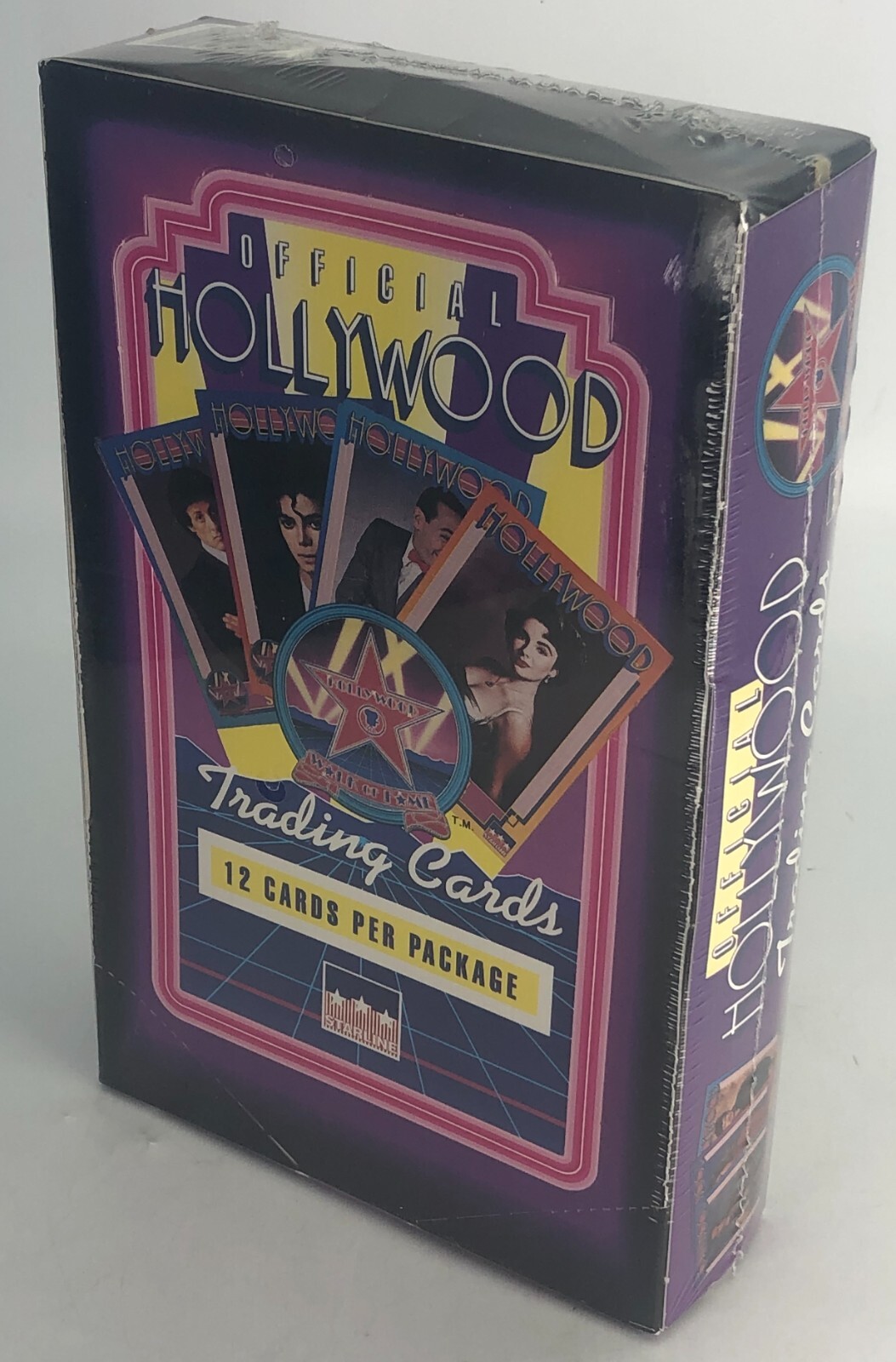 Hollywood Walk of Fame 1991 Starline TV Movie Music Trading Card 36ct Pack Box