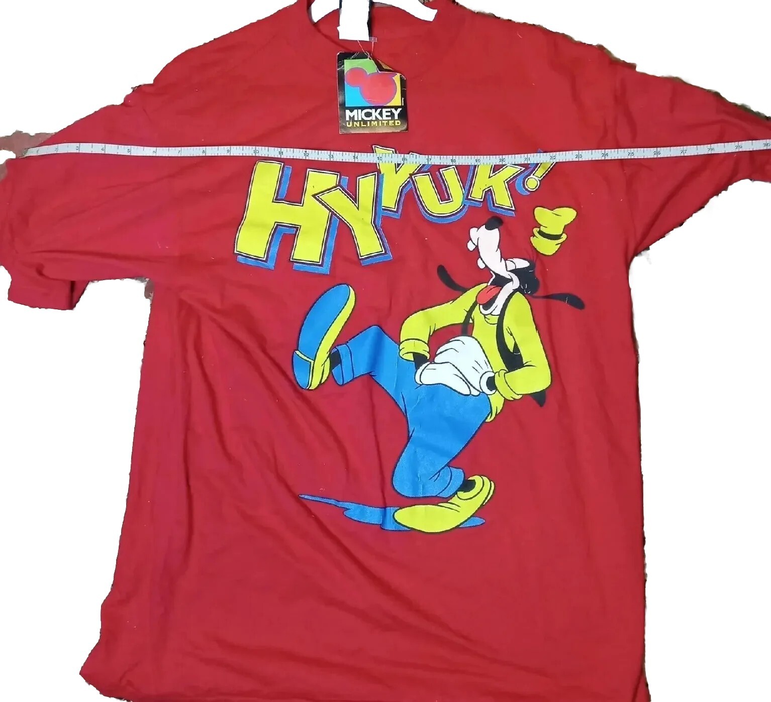 Vintage Disney  Mickey Unlimited Orlando Florida Tee Shirt Mens L Brazos  \