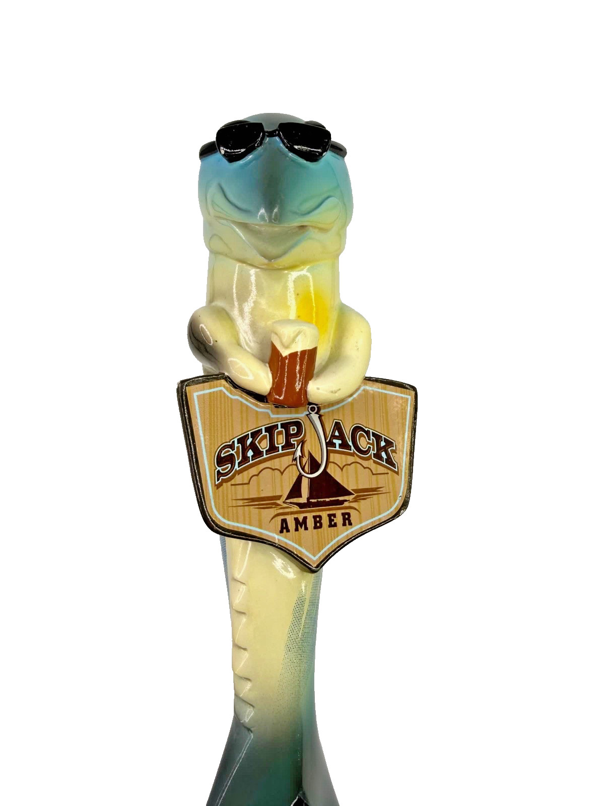 Anheuser-Busch Skip Jack Amber Ale Beer Tap Handle