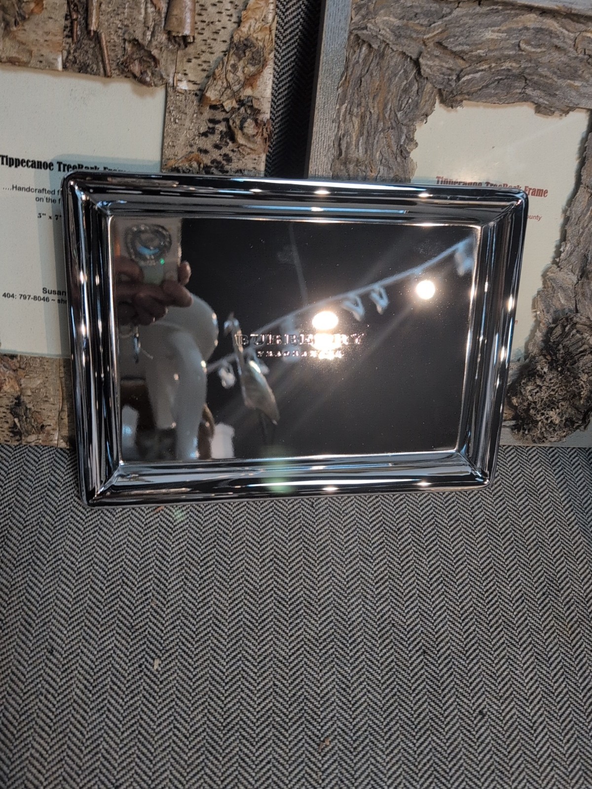 Burberry Fragrances Silver Metal Vanity Tray 8\