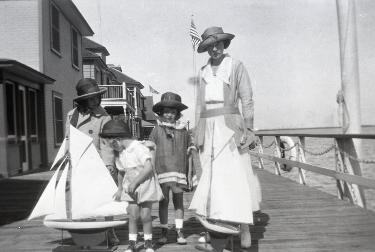 a25 Negative 1949 Children Model Sailboats Pier 070a a25 Negative 1949 Children Model Sailboats Pier 070a
