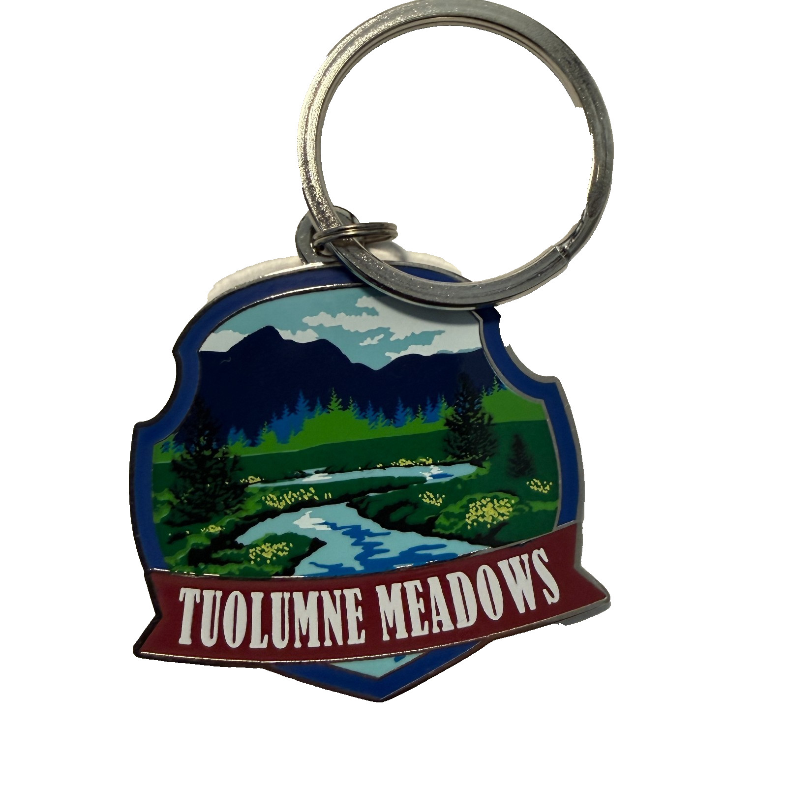 Tuolumne Meadows Yosemite National Park Scenic Enamel Keychain