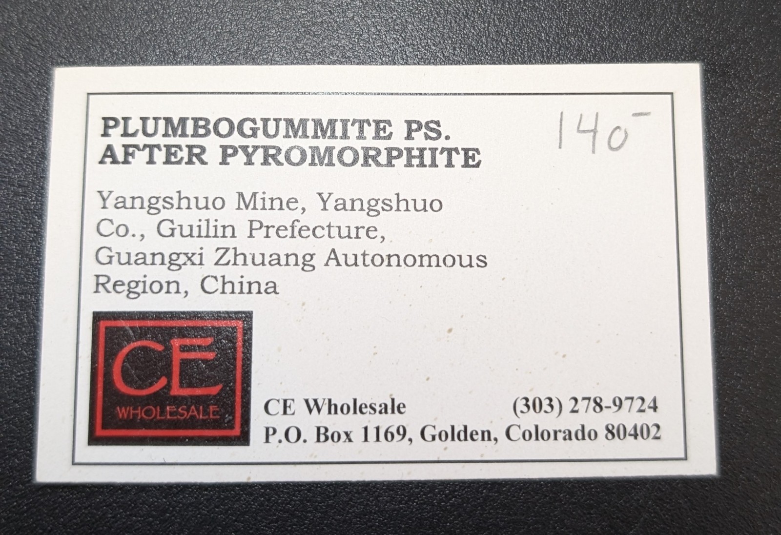 Plumbogummite After Pyromorphite Mineral Specimen Plumbogummite After Pyromorphite Mineral Specimen