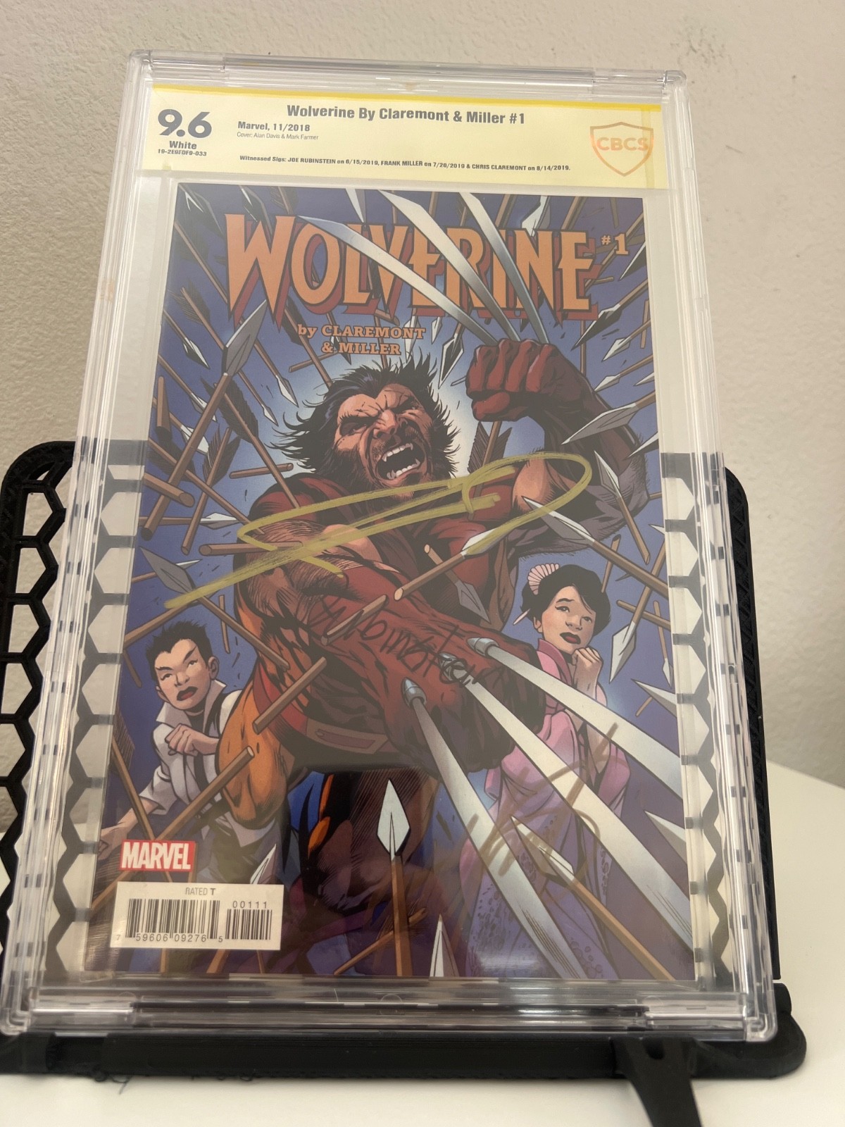 Wolverine by Claremont & Miller #1 9.6 3x signed Claremont, Rubinstein, Miller