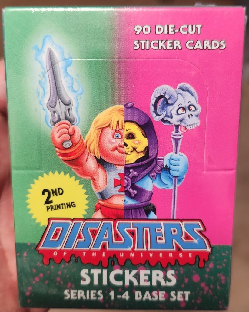 DOTU DISASTERS OF THE UNIVERSE SERIES 1-4 SEALED SET (90 CARDS) GPK MOTU HE-MAN