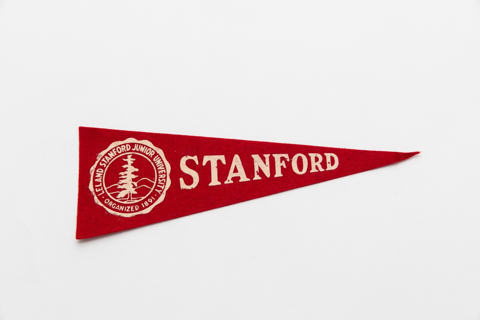 Vintage 1950's Stanford University Hormel Mini Felt Pennant 9.5 Vintage 1950's Stanford University Hormel Mini Felt Pennant 9.5