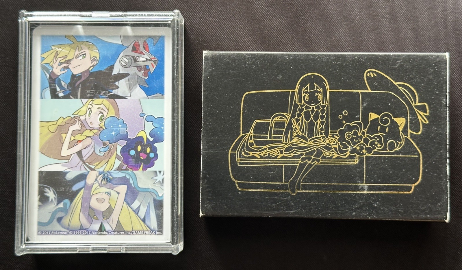2017 Pokemon Center Lillie Gladio Lusamin Nintendo Poker Playing Cards Rare