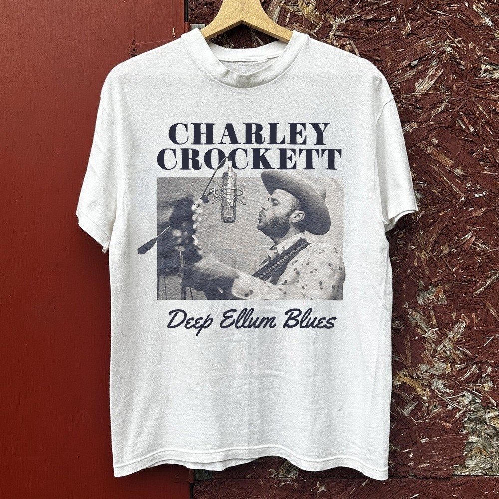 Vintage Charley Crockett Cotton Unisex All Size T-Shirt 22D20 Vintage Charley Crockett Cotton Unisex All Size T-Shirt 22D20