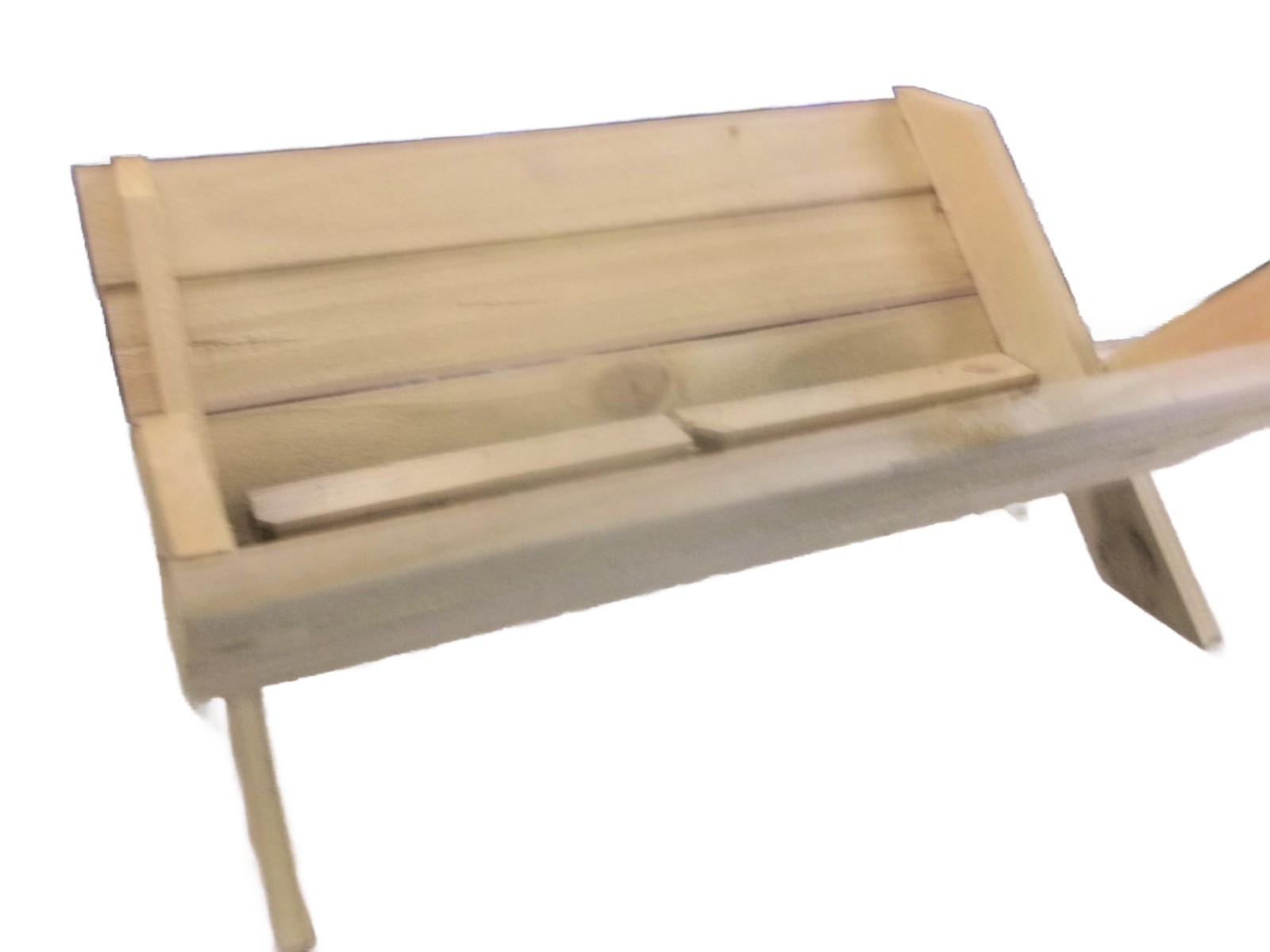 Life size wooden manger for nativity scene