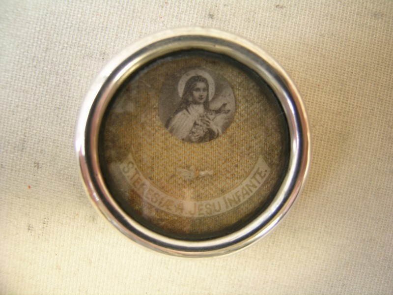 Reliquary relic Saint Thérèse of Lisieux (aircraft pilots,aviators,black mission