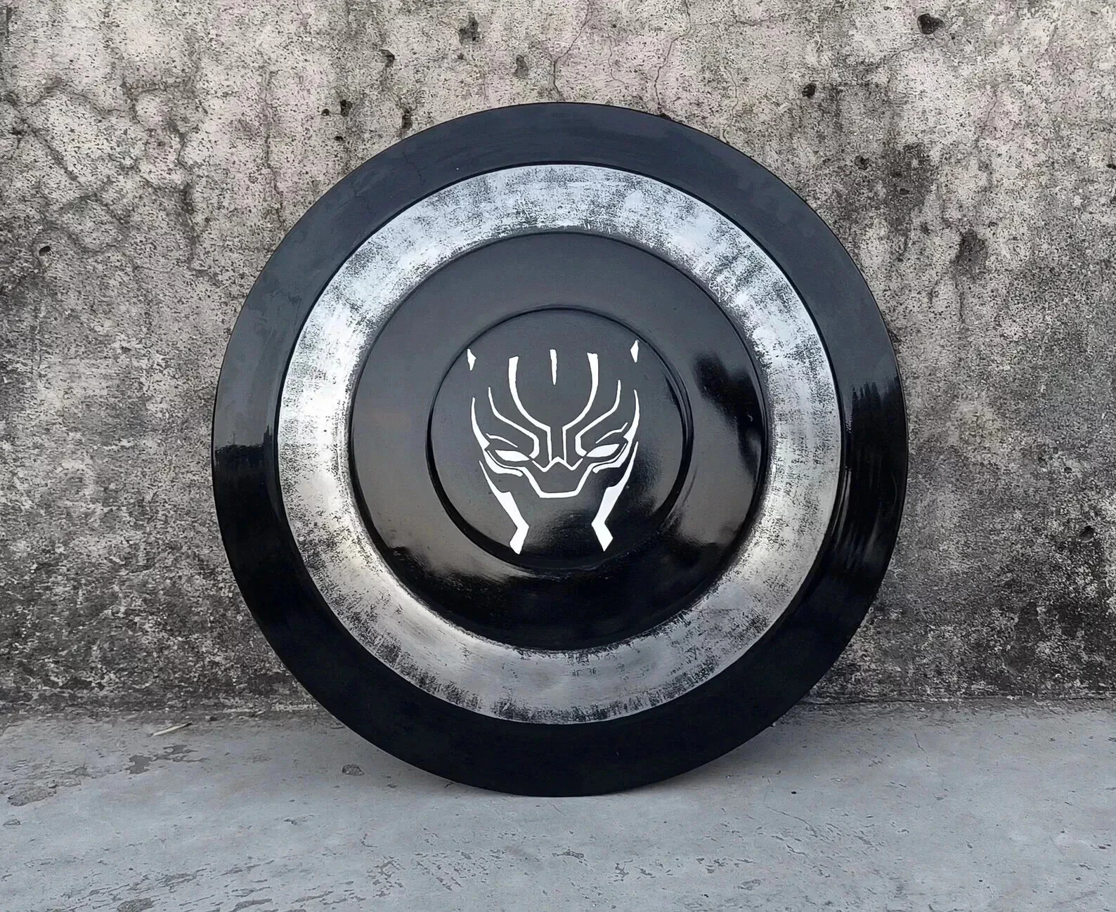 Black Panther Inspired Captain America shield Marvel collection Cosplay Wall