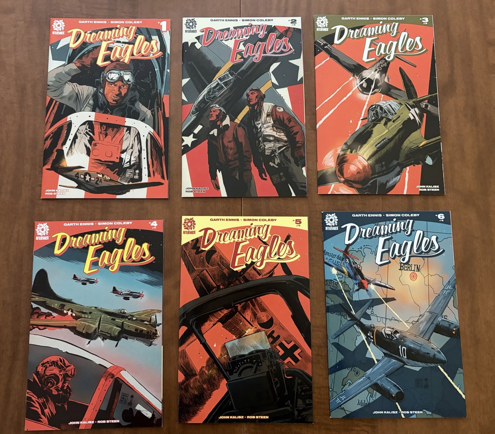 Dreaming Eagles #1-6 Comic Set AfterShock | Garth Ennis Tuskegee Airmen