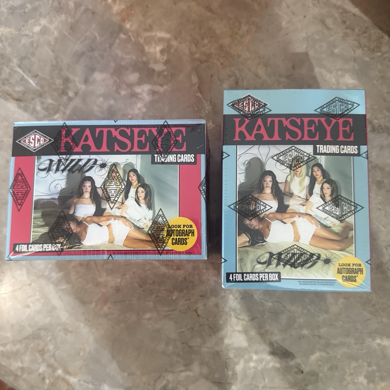 Katseye Esco Wild Trading Cards 4-Pack Target Exclusive Blaster Box Sealed