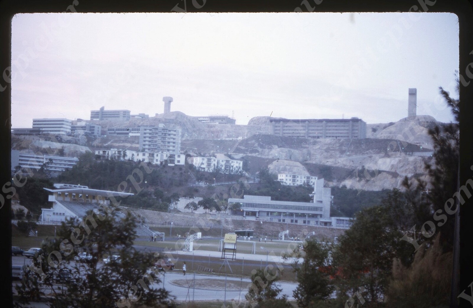 sl92 Original slide 1970’s Hong Kong Shatin University 677a sl92 Original slide 1970’s Hong Kong Shatin University 677a