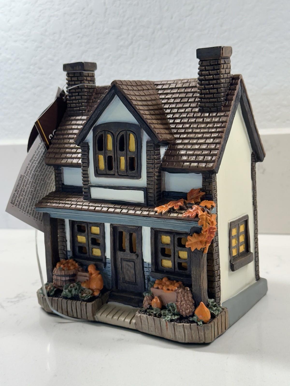 NWT VIRAL Hobby Lobby Robert Stanley Cozy Fall Light Up Village House Fireplace