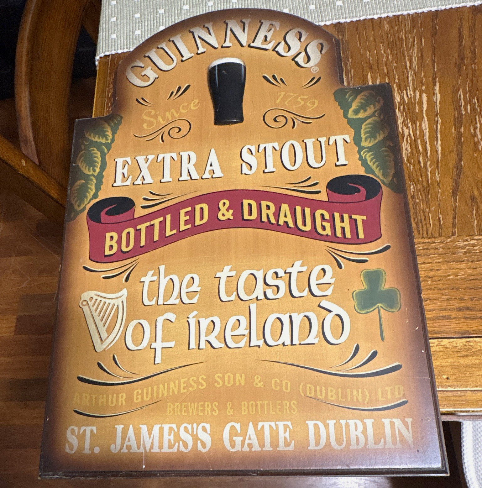 Guinness Extra Stout Bottled & Draught \