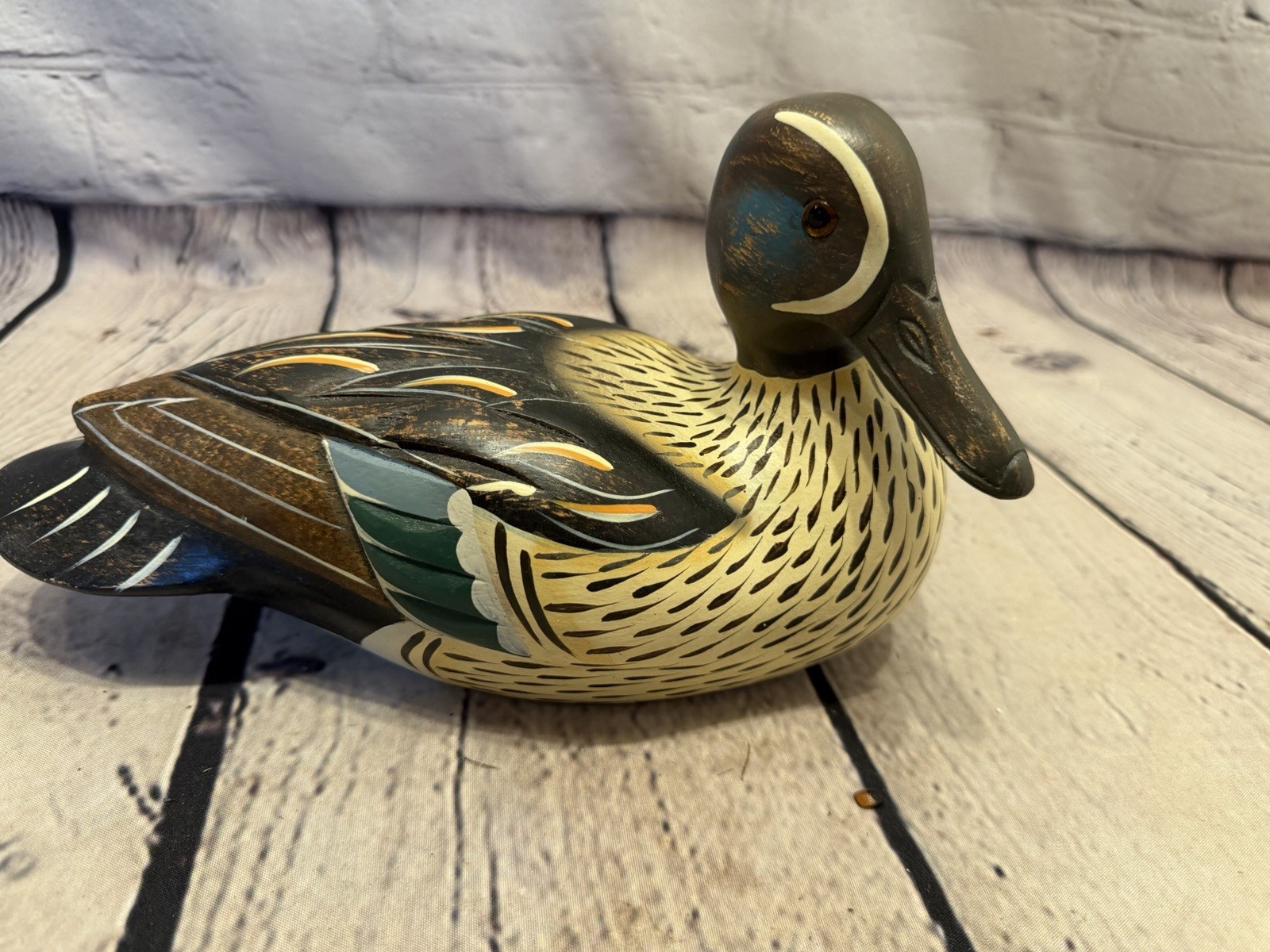 Ducks Unlimited Decoy Teal Series Blue Winged Teal Drake Duck Hunting 10\