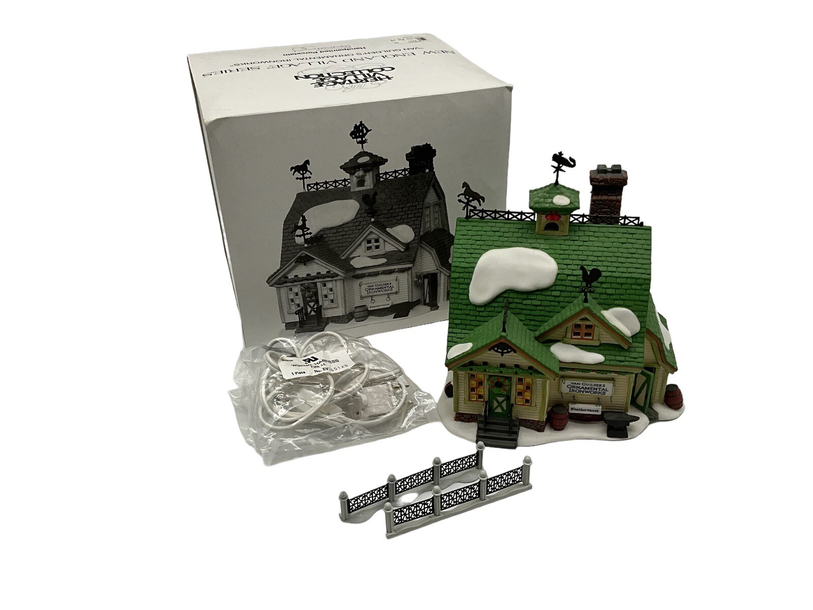 Dept 56 Heritage Village Collection Van Guilder's Ornamental Ironworks Building