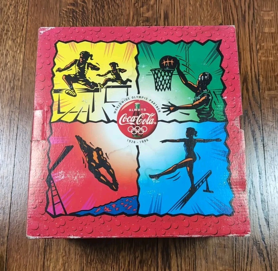 Coca Cola Atlanta 1996 Olympics Collectors Bottle Box Set New Coca Cola Atlanta 1996 Olympics Collectors Bottle Box Set New