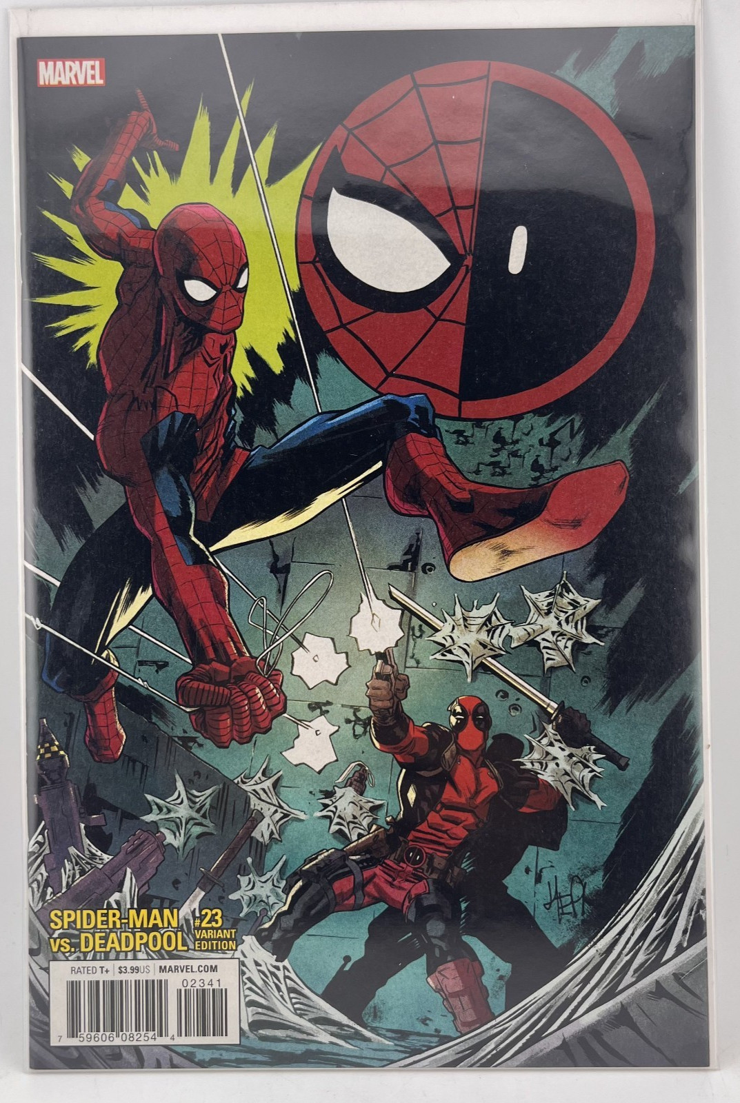 Spider-Man/Deadpool #23 Scott Hepburn 1:25 Variant Marvel Comics 2017 NM plus