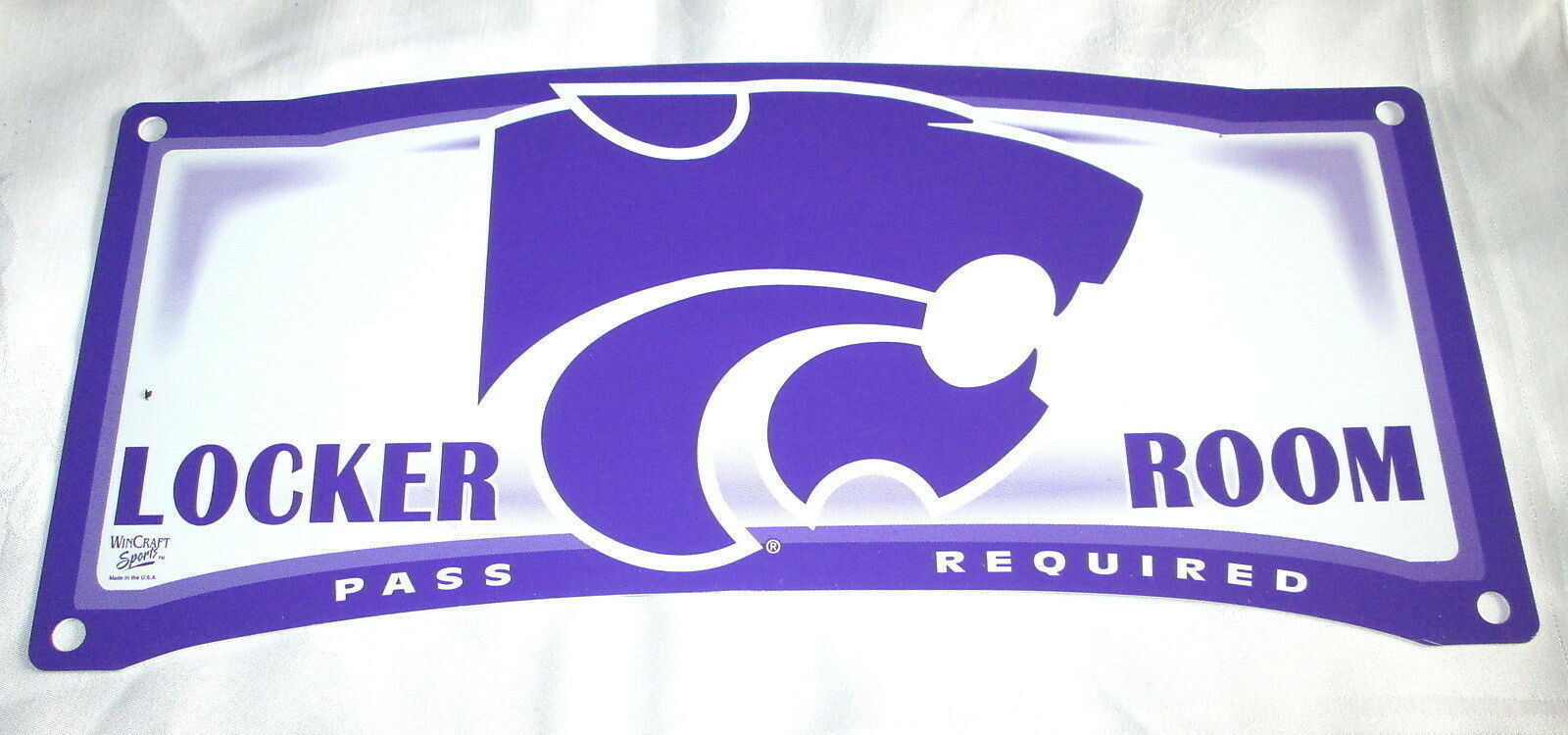 KANSAS STATE WILDCATS Locker Room Sign #1 - NEW