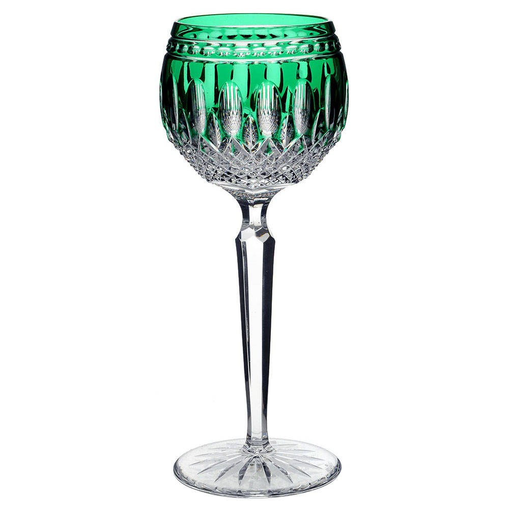 Waterford Crystal Clarendon Emerald Green Hock Wine 13633546