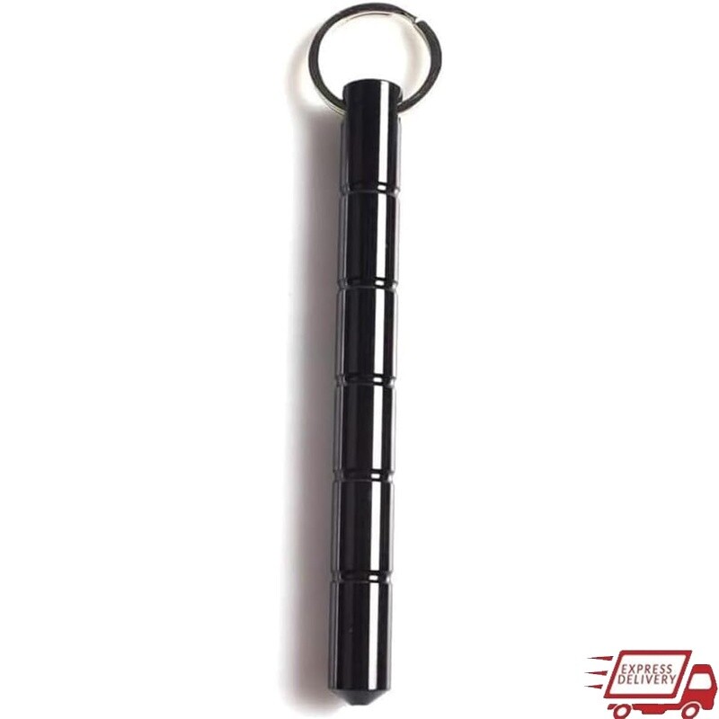 Aluminum Self Defense Keychain Solid Kubotan Compact Safety Accessory Women New