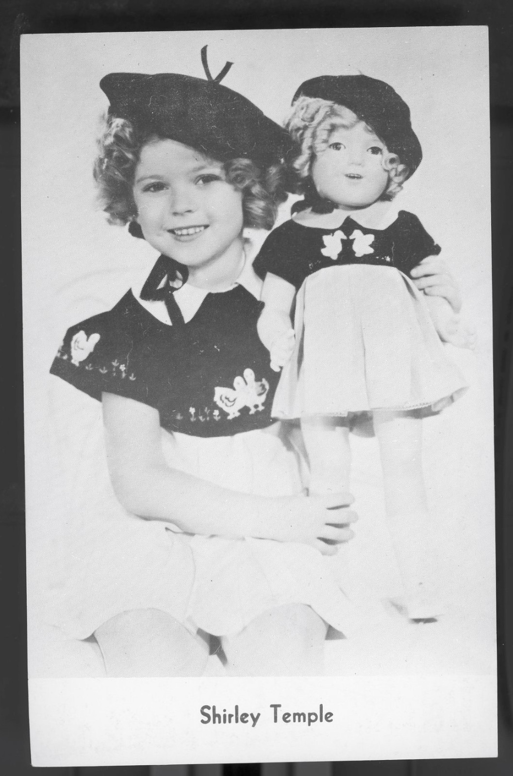 SHIRLEY TEMPLE-DOLL SHIRLEY TEMPLE-ETCH TONE-B/W-LAVAUGHN\'S-(#5*)(tp)
