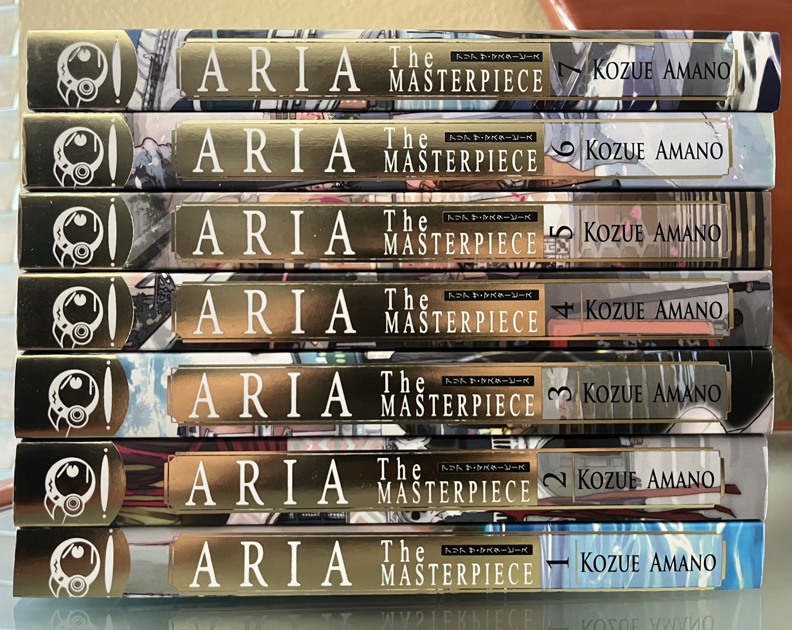 Aria the Masterpiece Manga Volumes 1-7 Complete Set English Tokyopop