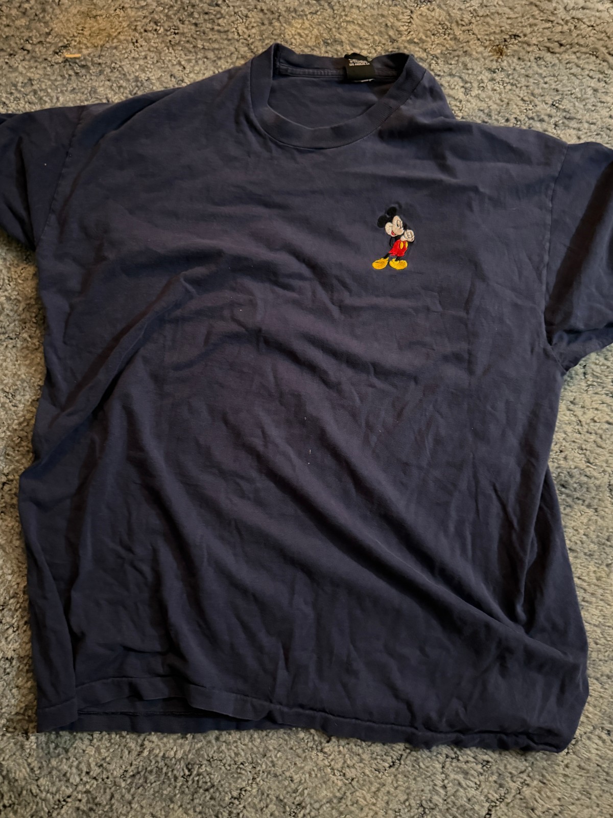Vintage Walt Disney Micky Mouse Embroidered (One Size) Night T-Shirt