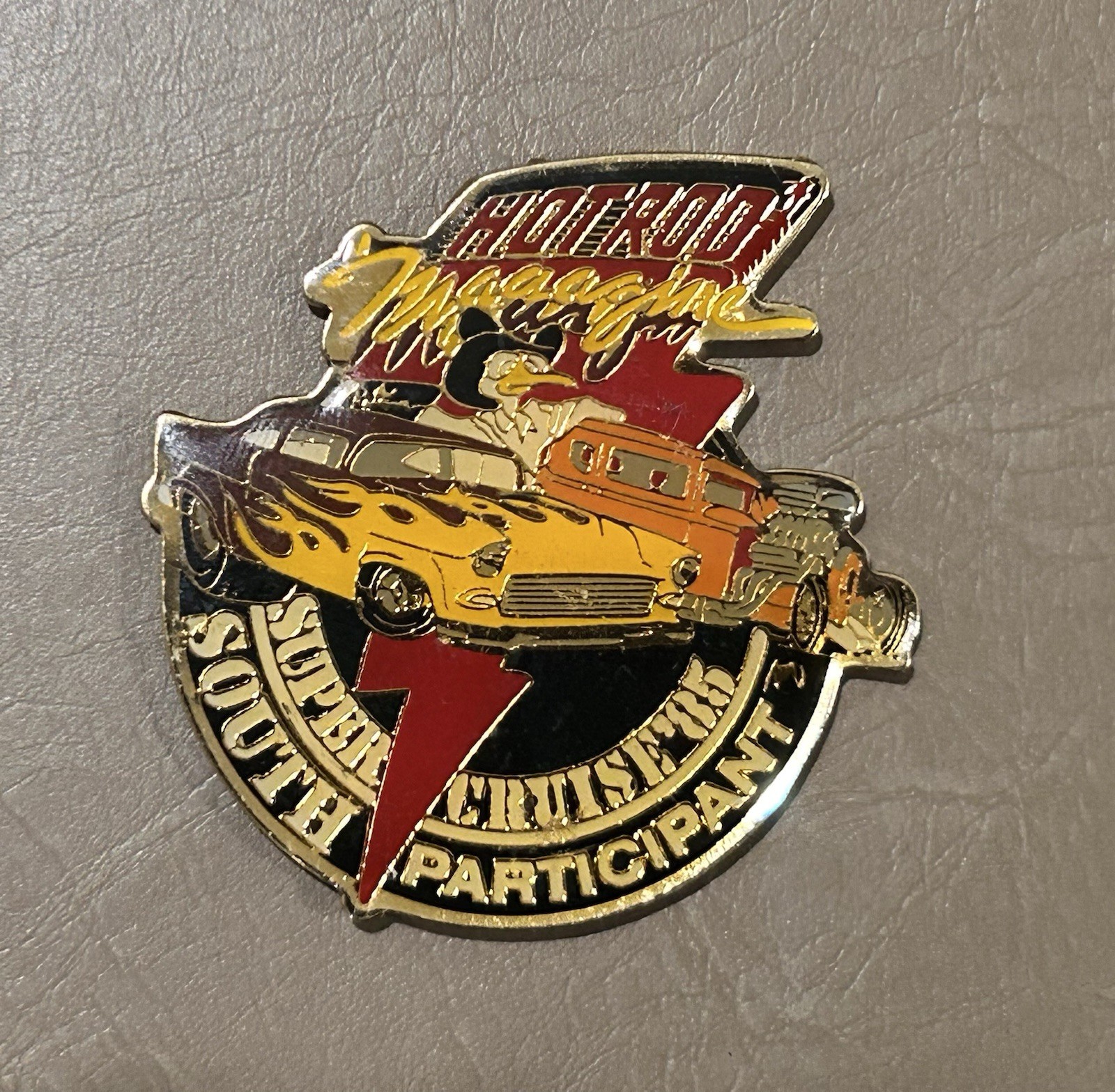 Hot Rod Magazine, 1985 Super Cruise South Participant Pin