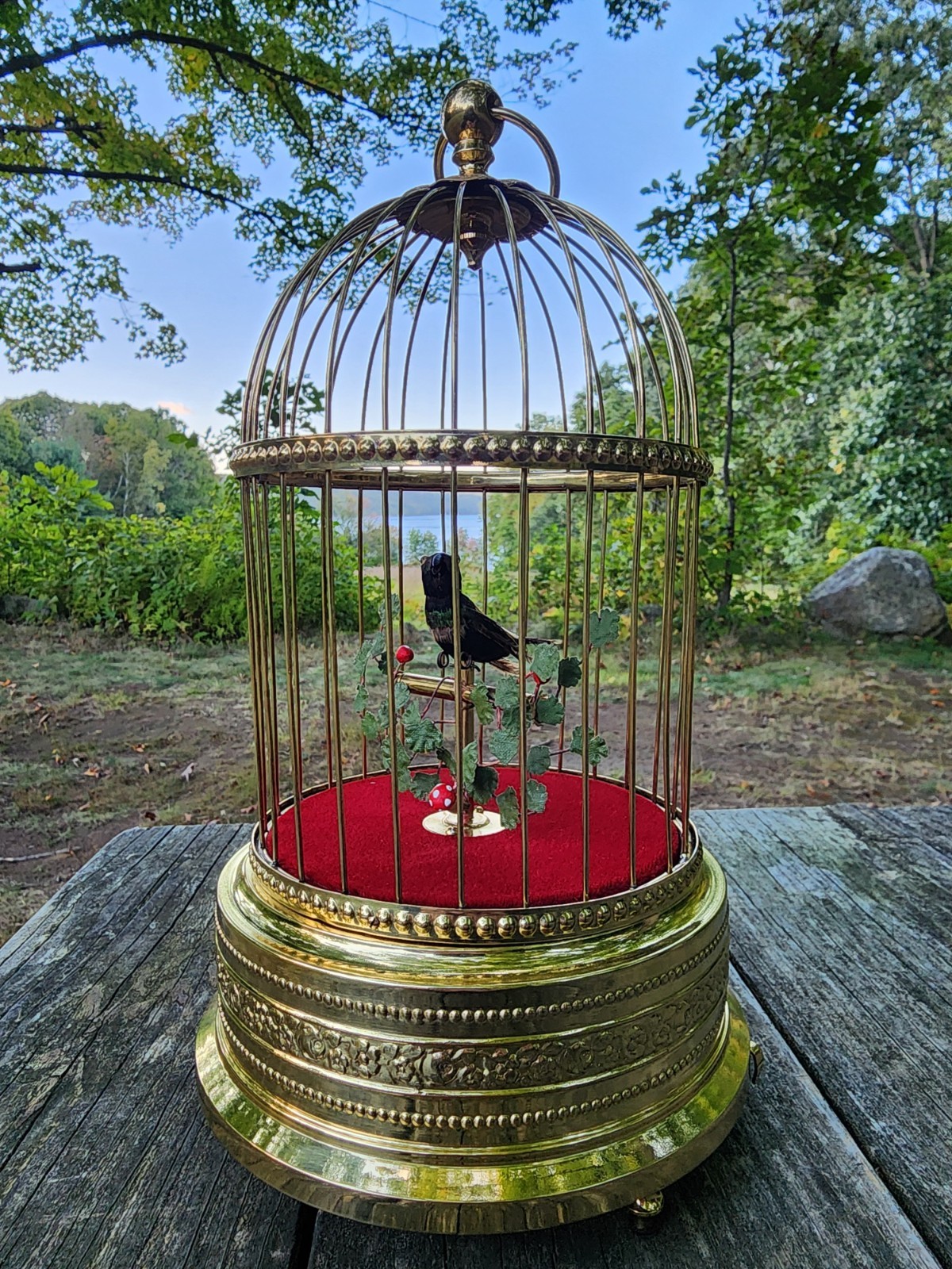 Antique German Griesbaum Singing Bird Cage - Fully Restored - See Description 