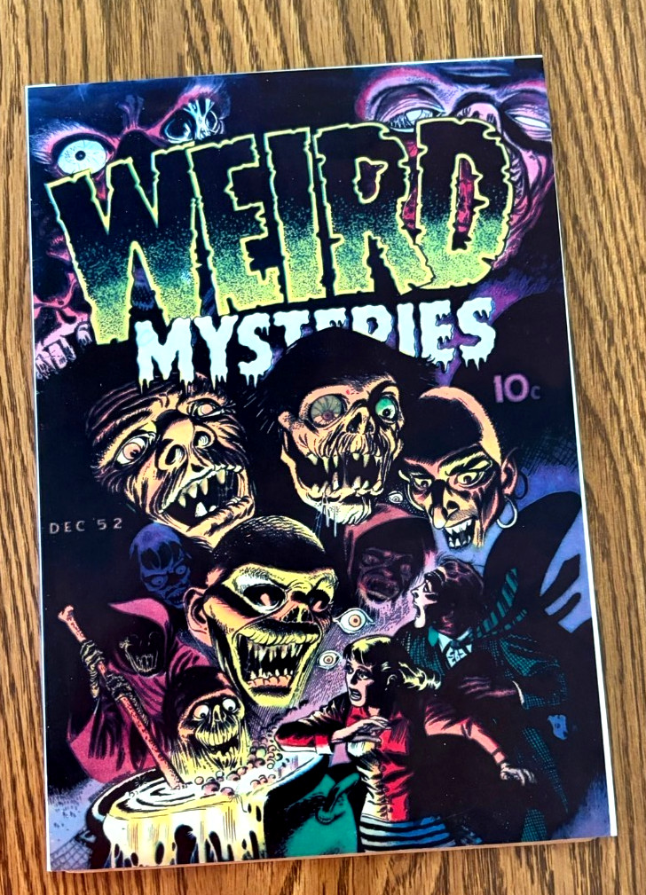 WEIRD MYSTERIES  #2  1952  GILLMOR BERNARD BAILEY HORROR COVER /WOLVERTRON ART