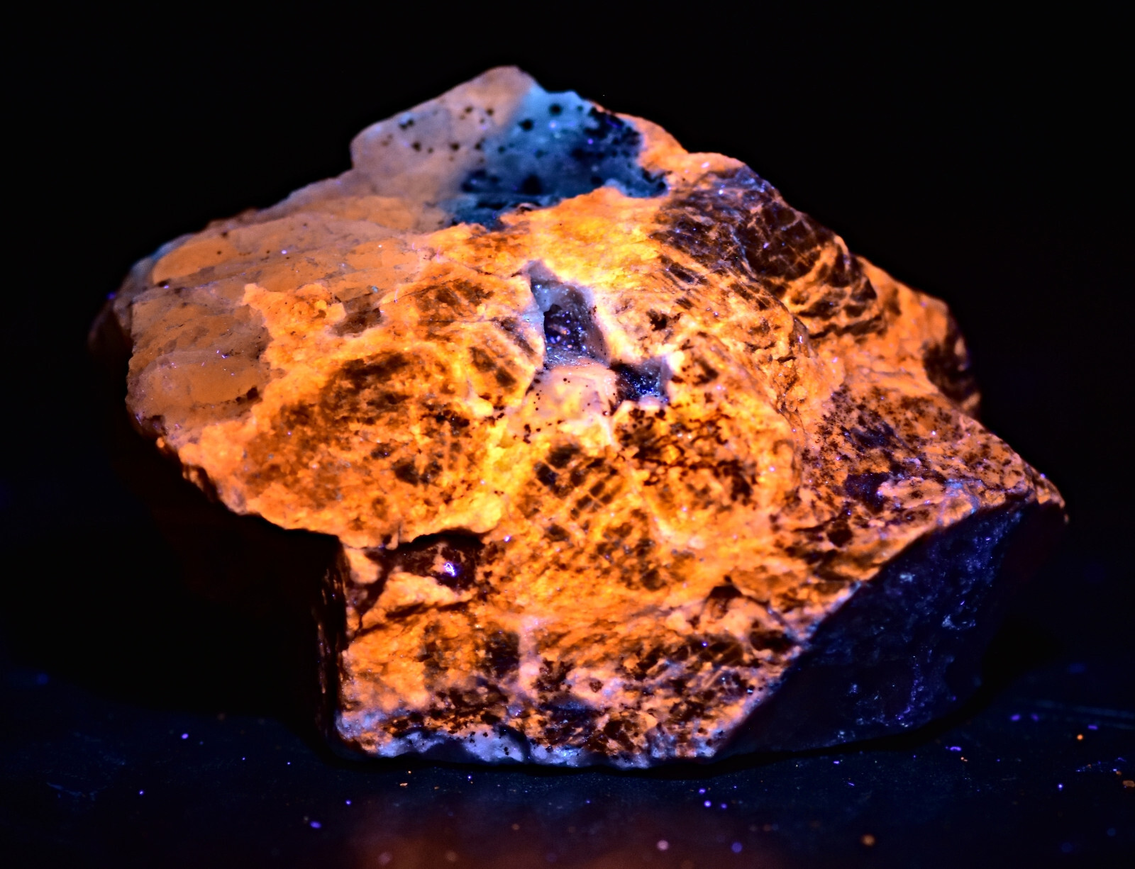 Unique Fluorescent Sodalite Specimen 170 Gram