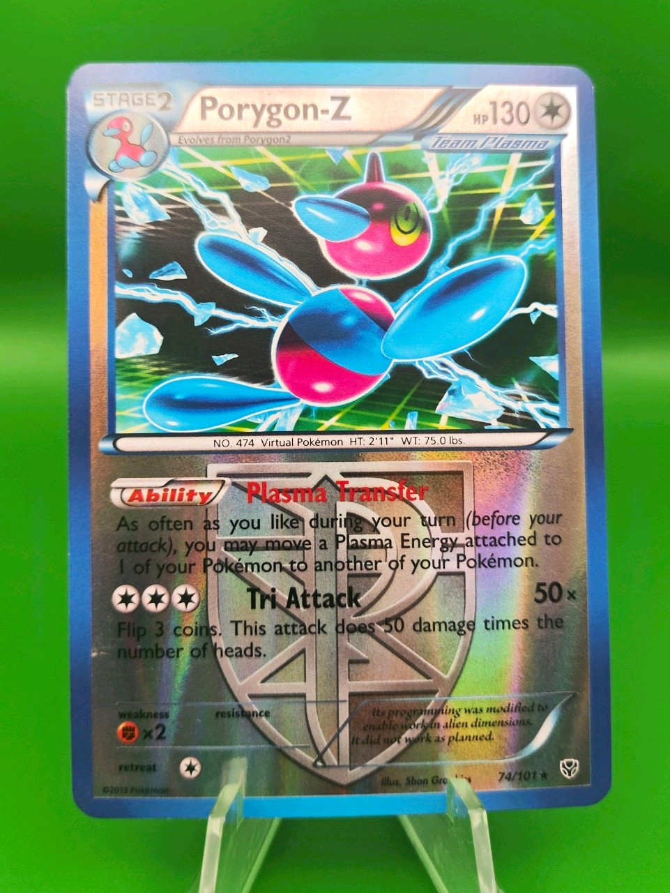 Porygon-Z 74/101 Plasma Blast Holo N/M POKEMON ENGLISH VINTAGE