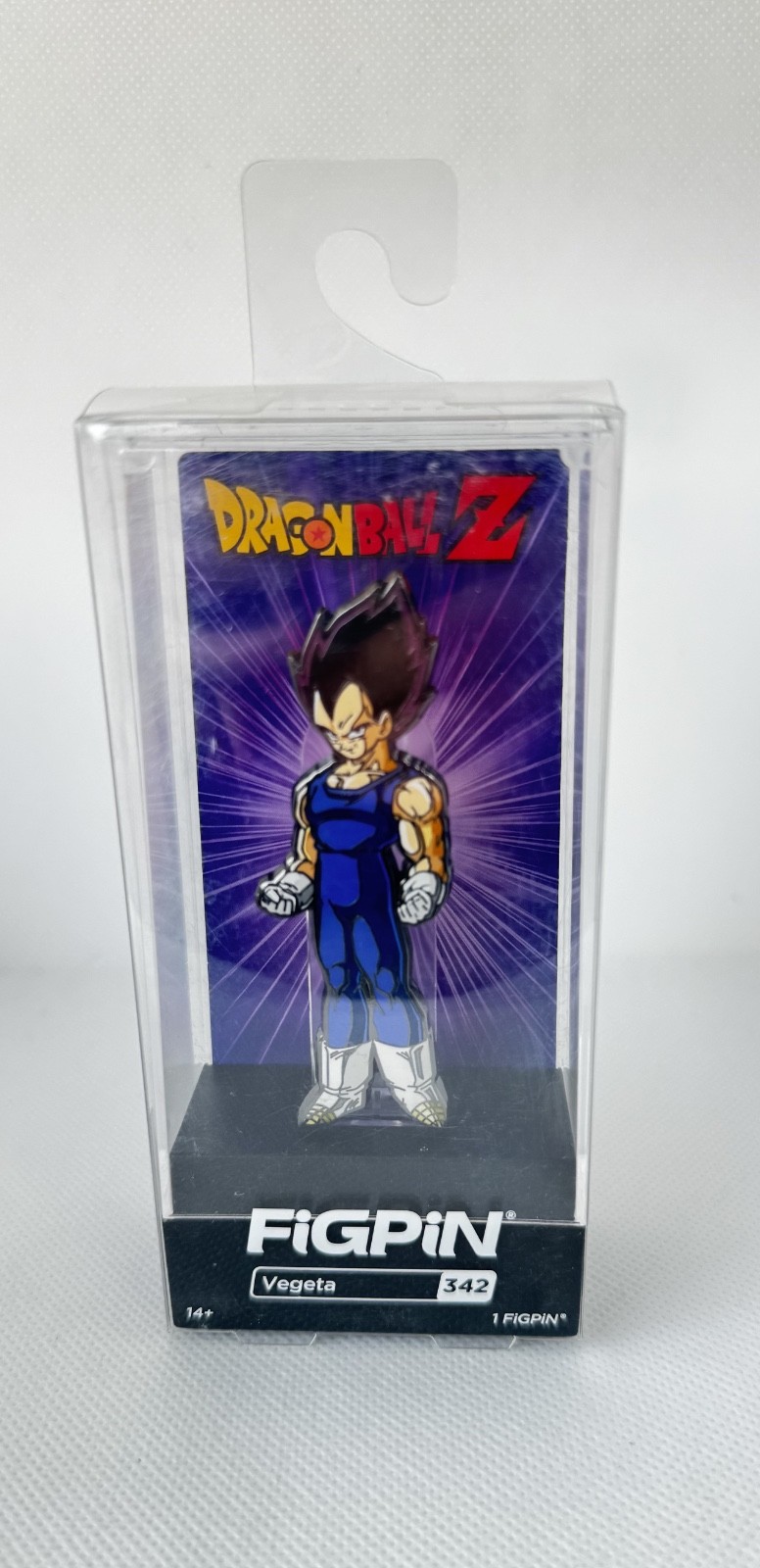 FiGPiN Dragon Ball Z Vegeta #342 Collectible FigPin