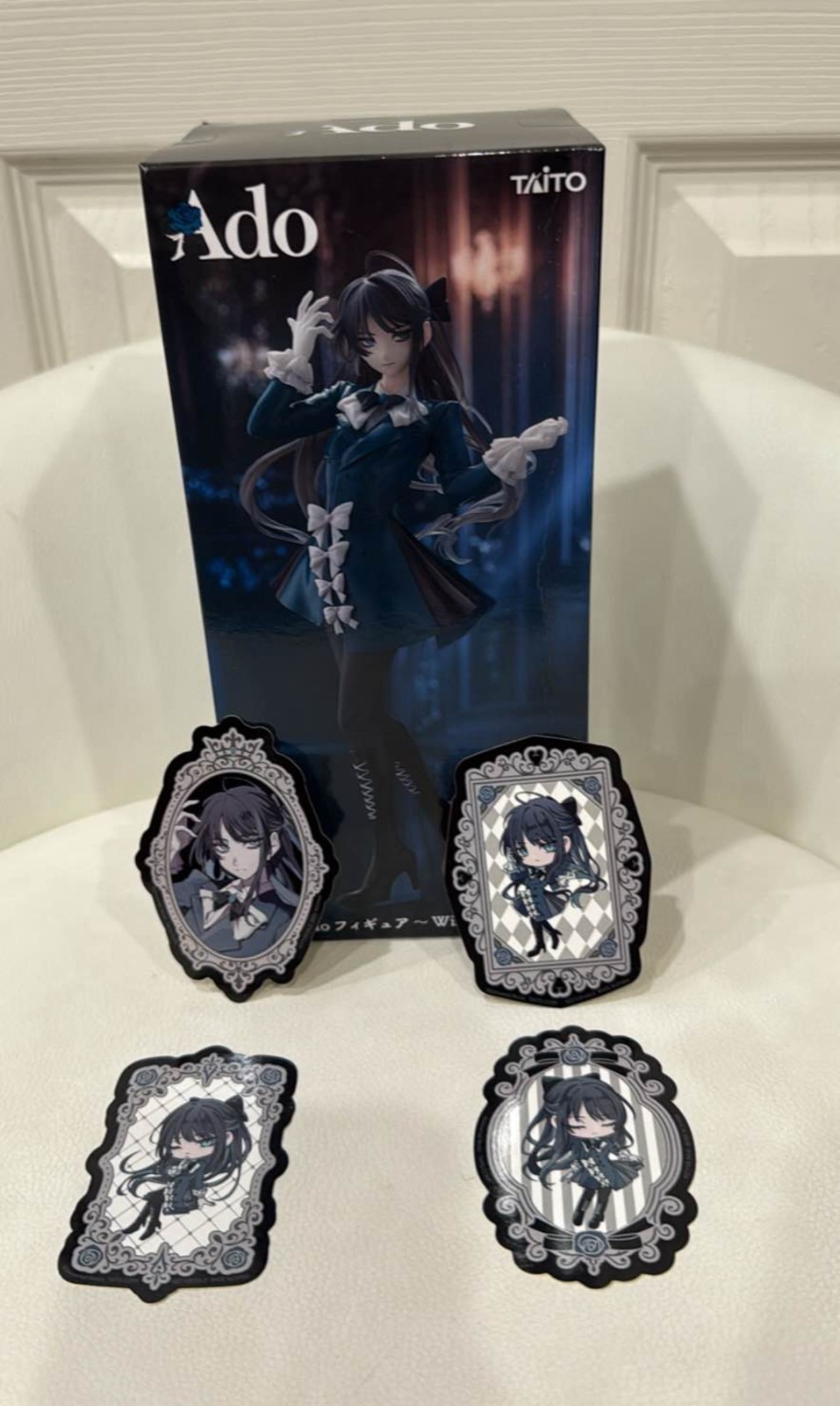 Round1 x ADO Figure Winter Ver.  2025 Taito with TWO Limited Edition Stickers