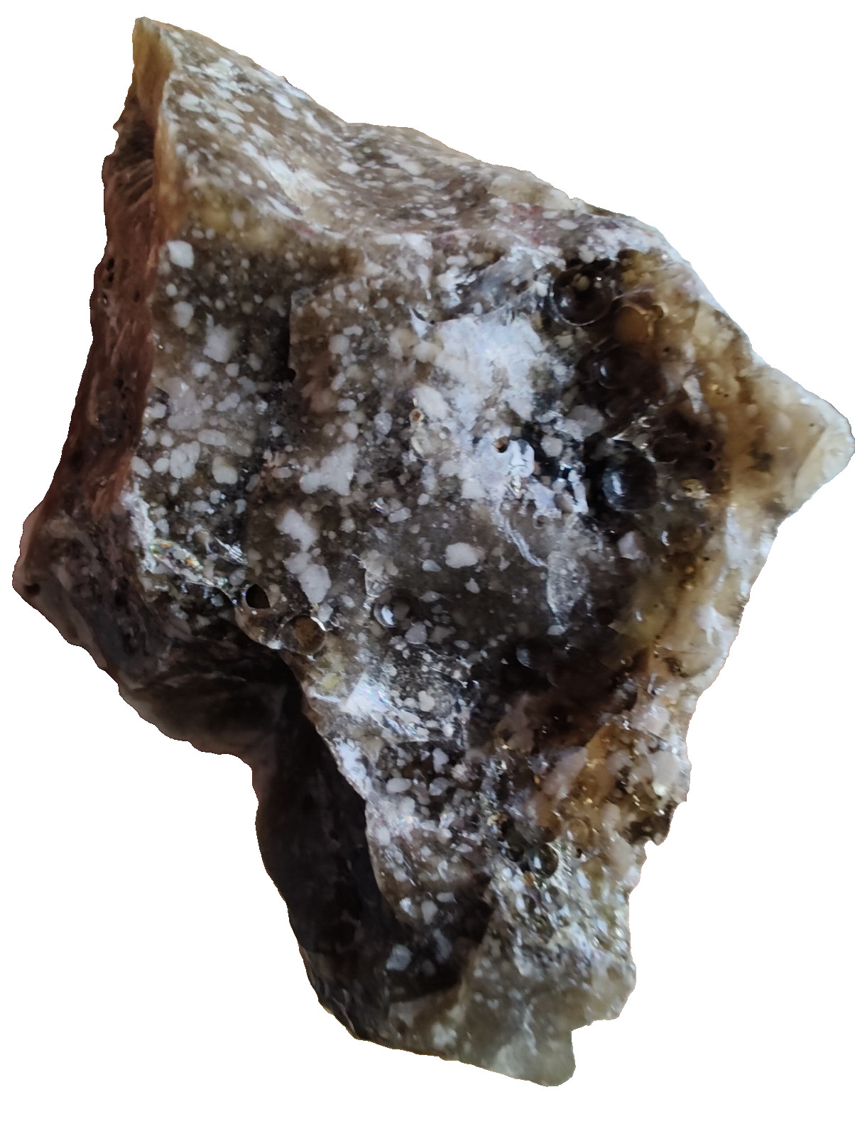 Lady Nellie Smoky Brown Andara Crystal 51g Monatomic Glass Specimen Healing Gem