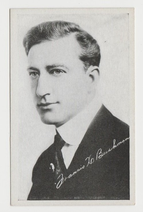 Francis X Bushman 1917-1921 Kromo Gravure Trading Card - Silent Film Star EX-MT
