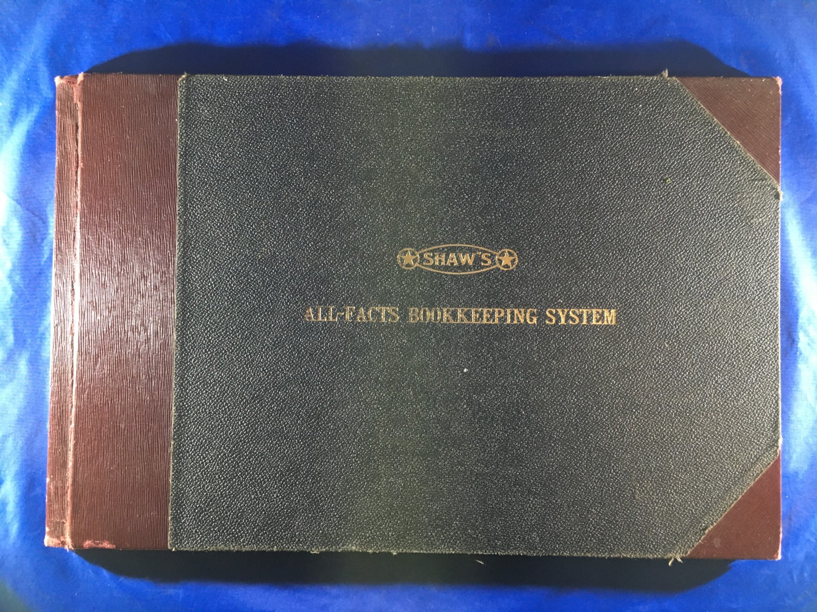 Vintage Shaw\'s All-Facts Bookkeeping System 17  x  11 Records Book 1930