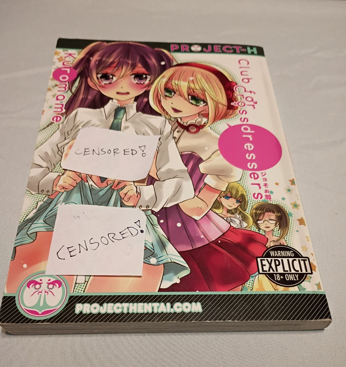 Club for Crossdressers, Kuromame, Project H Adult Manga 2012, SUPER RARE, OOP